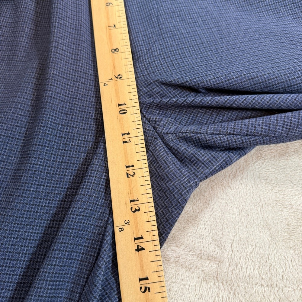 Lauren Ralph Lauren Mens 34x32 Blue Check Dress Pants Stretch Trousers Casual - Picture 13 of 13
